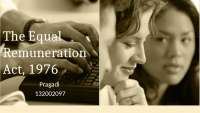 Ppt on The Equal Remuneration Act, 1976