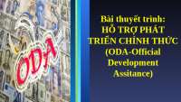 hỗ trợ phát triển vốn ODA