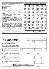 Camadas Internas da Terra