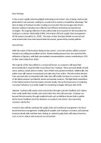 Data Strategy - Assignment