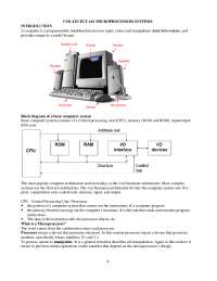 Microprocessor and microcomputer introduction - Docsity