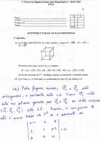 Questões sobre vetores