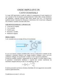 Onde impulsive in cavi coassiali