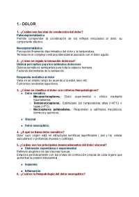 Cuestionario dolor y fiebre