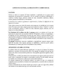 Análisis sobre la cultura