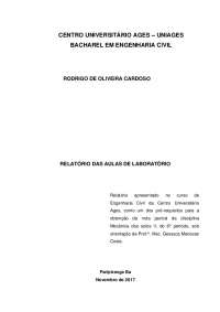 Relatório Lab: Coeficiente de Permeabilidade de Solos pelo Permeâmetro de Carga Variável