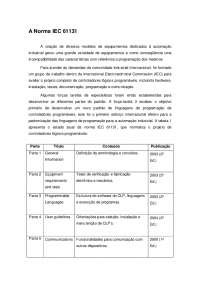 Resumo da norma IEC 61131