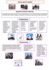 Actividad integradora 1. Primera guerra mundial. Módulo 10. - Docsity