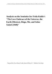 Analysis on the Semiotics for Frida Kahlo’s  "The Love Embrace of the Universe, the Earth