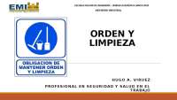 Orden y Limpieza Salud y Seguridad