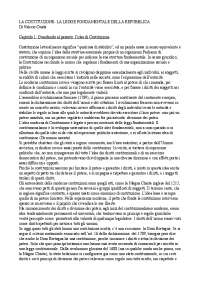 Riassunto La Costituzione di Onida