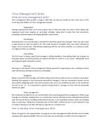 Efficient Time Management: Organize, Prioritize, Set Goals, Delegate, and Manage Stress