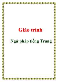 ngữ pháp tiếng trung