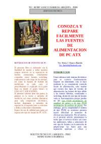 Aprende a reparar fuente