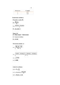 Statistical Treatment of Ash Content Measurements