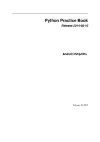 python practice book