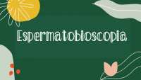 Espermatobioscopia en biologia del desarrollo