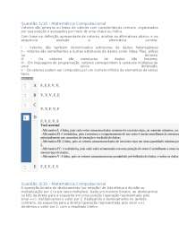 APOL 1 matematica computacional