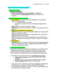 Mini resumen psicologia de la emocion