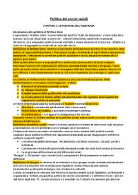 Politica dei servizi sociali Ferrario