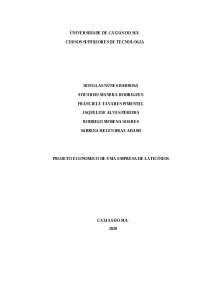 Empresa Tirol: Estrutura, Fluxo de Caixa e Política de Crédito