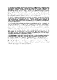 Andragogía: Ciencia de la Educación para el Aprendizaje Continuo en Adultos
