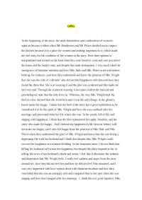 The Marginalization of Women's Opinion in 'Trifles' by Susan Glaspell