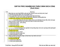 tổng quan về  chính sách công