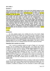 Question and Answer - Regarding EU Law