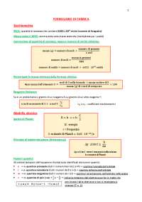 Formulario dettagliato di chimica