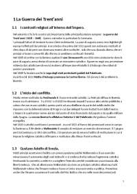 La guerra dei 30 anni storia moderna - Docsity