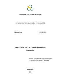 Relatório Estagio UFABC