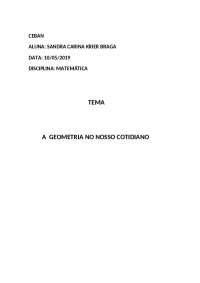Geometria no Nosso Cotidiano: A História e Aplicação da Geometria em Nossas Vidas