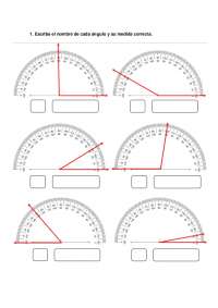 Precisión para medir ángulos - Docsity