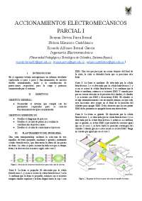 proceso de accionamientos