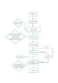 Diagrama de flujo para la elaboración de leche en polvo