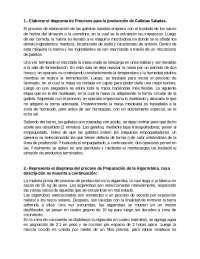 Diagrama de Procesos de Producción: Galletas Saladas, Algarrobina y Manjar Blanco - Prof.