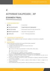 Examen final del curso de Metodología Universitaria