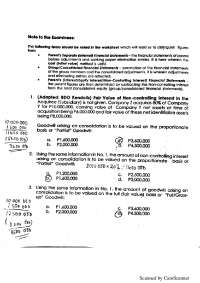Exercise for Advanced Accounting | Exams Advanced Accounting - Docsity