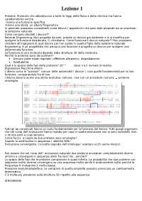 Appunti di Strutture e Interazioni molecolari