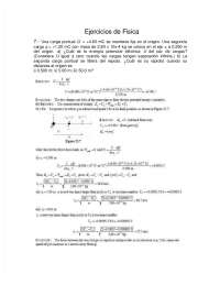 Ejercicios de Física: Potencial Eléctrico y Campo Eléctrico