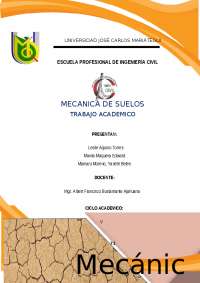 Mecánica de Suelos: Propiedades, Clasificación y Textura