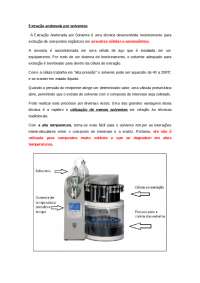 Extração Acelerada por Solventes: Um Novo Método para Extrair Compostos Orgânicos