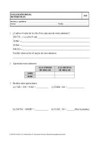Matematicas 6 de primaria - Docsity