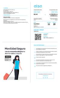 Billetes de Autobús: Viaje de Bejar a Coruña el 20 de septiembre de 2021