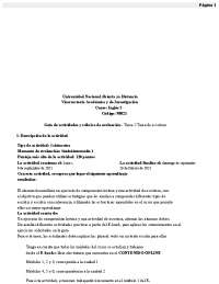 Ingles II ACTIVIDAD DE INGLES - Docsity