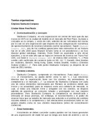 Teorías organizativas Empresa Starbucks Company Cristian Stiven Pote Pinzón 