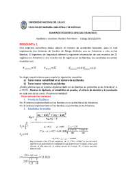 Examen de Estadística Aplicada: Análisis de Datos y Pruebas de Hipótesis