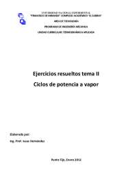 Análisis Ciclo Rankine