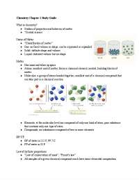 Chemistry 120 chapter 1